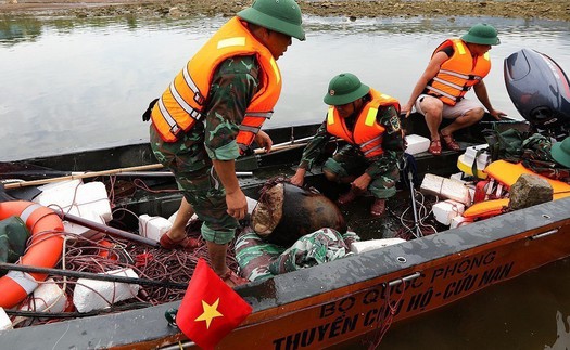 Phát hiện lượng bom, đạn lớn gần cầu Hòa Bình