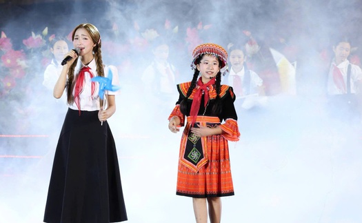 Chân dung sao nhí song ca với Hòa Minzy trong chương trình nghệ thuật đặc biệt "Người là Hồ Chí Minh"