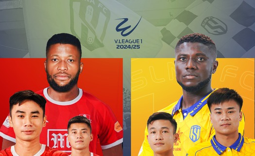 Link xem trực tiếp bóng đá Hải Phòng vs SLNA, 19h15 ngày 3/5, vòng 21 V-League