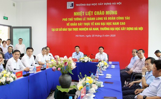 Nhất trí xây dựng Phân hiệu ĐH Kinh tế Quốc dân và ĐH Xây dựng tại Khu Đại học Nam Cao