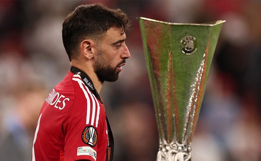 Bruno Fernandes: Cầu thủ MU hay nhất mùa, nhưng là nỗi thất vọng lớn nhất ở chung kết Europa League