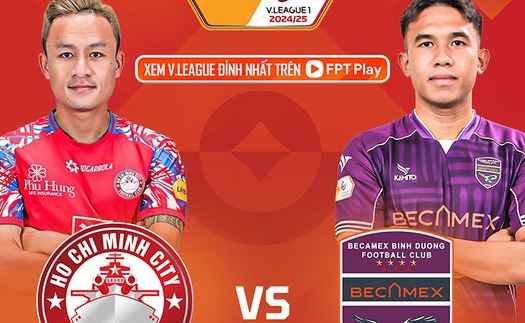 Link xem trực tiếp bóng đá TPHCM vs Bình Dương 19h15 hôm nay, V-League vòng 24