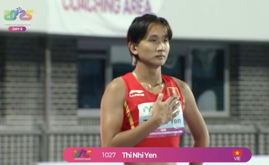 Trần Thị Nhi Yến giành huy chương đầu tiên cho điền kinh Việt Nam ở giải châu Á 2025