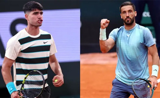 Lịch thi đấu Roland Garros hôm nay 30/5: Alcaraz gặp tay vợt hạng 63 thế giới