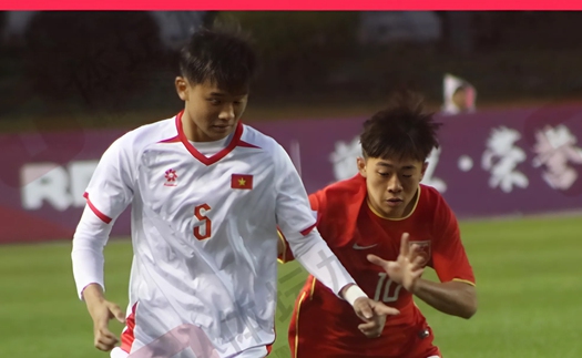 Ghi 'siêu phẩm' ở phút 85, U16 Việt Nam hòa U16 Trung Quốc sau khi bị dẫn trước 2 bàn trong hiệp 1