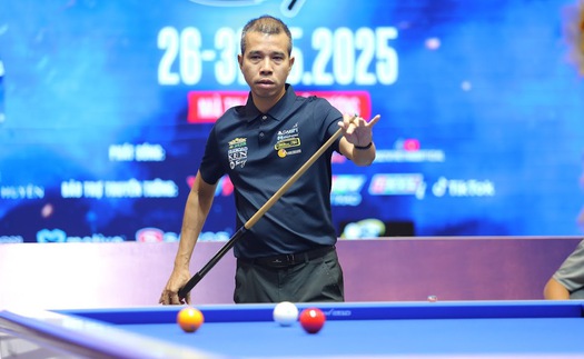 Trần Quyết Chiến ngược dòng ngoạn mục, giành vé vào bán kết giải billiards carom 3 băng quốc tế