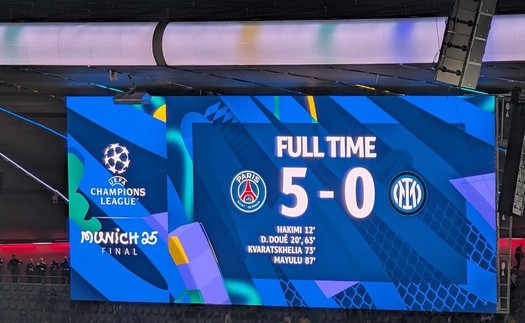 PSG và Luis Enrique phá vỡ hàng loạt kỷ lục đặc biệt với chiến thắng lịch sử 5-0 trước Inter Milan