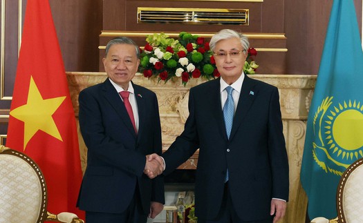 Tổng Bí thư Tô Lâm và Phu nhân bắt đầu thăm cấp Nhà nước Cộng hòa Kazakhstan