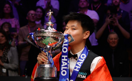 Tay cơ Trung Quốc trở thành người châu Á đầu tiên vô địch thế giới môn snooker