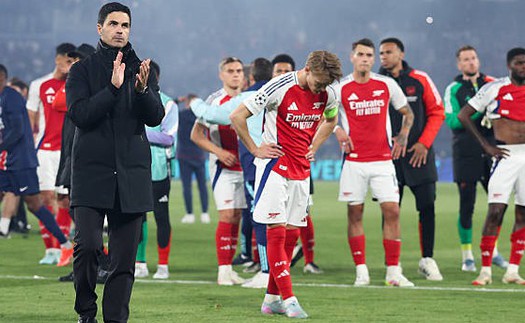 Arsenal bị PSG loại khỏi cúp C1, Mikel Arteta vẫn tuyên bố rất khó tin