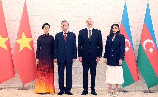 Lễ đón Tổng Bí thư Tô Lâm thăm cấp Nhà nước tới Azerbaijan