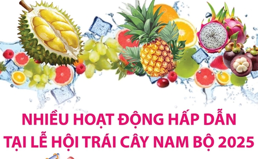 Nhiều hoạt động hấp dẫn tại Lễ hội Trái cây Nam Bộ 2025