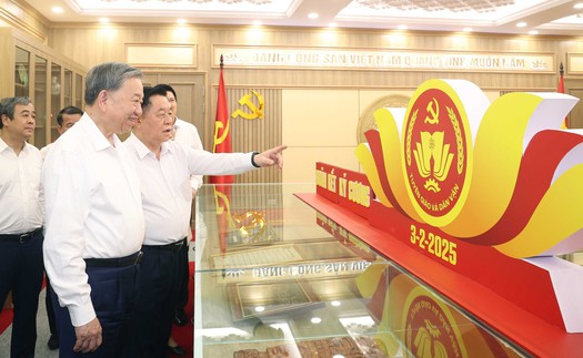 Tổng Bí thư Tô Lâm làm việc với Ban Tuyên giáo và Dân vận Trung ương