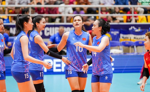 Thua set đầu tiên ở giải, ĐT bóng chuyền nữ Việt Nam vẫn đoạt vé vào chung kết AVC Nations Cup 2025