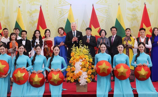 Chủ tịch nước chủ trì tiệc chào mừng Tổng thống Litva thăm chính thức Việt Nam