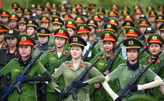 Tổ chức huấn luyện, hợp luyện các lực lượng diễu binh, diễu hành tại 5 địa điểm