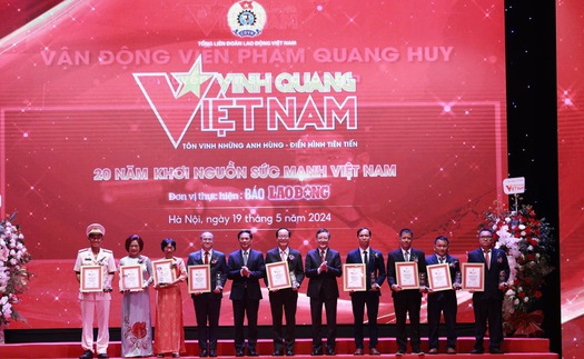 "Vinh quang Việt Nam": Vinh danh những khát vọng cống hiến không ngừng