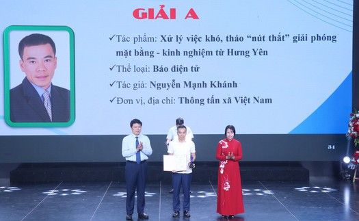 Thông tấn xã Việt Nam đoạt Giải A Giải báo chí Nguyễn Văn Linh năm 2025
