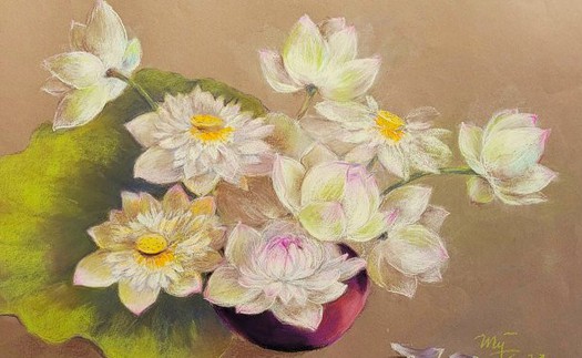 Họa sĩ Nguyễn Thị Mỹ: Một đời hoa, một đời họa