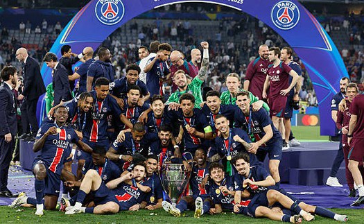 Luật thi đấu cúp C1 mùa tới bất ngờ thay đổi sau khi PSG giành chức vô địch lịch sử