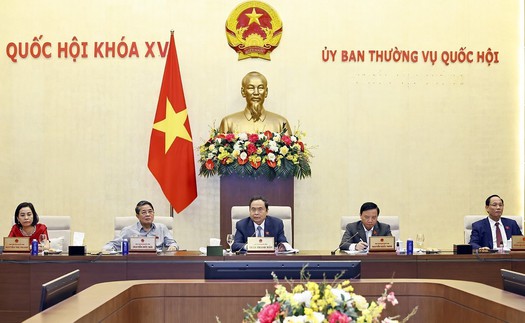 Ủy ban Thường vụ Quốc hội xem xét Đề án sắp xếp đơn vị hành chính cấp tỉnh tại Phiên họp thứ 46