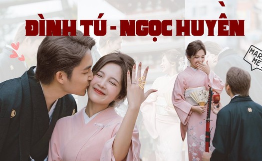 Đình Tú cầu hôn Ngọc Huyền, công khai tình yêu sau loạt tin đồn hẹn hò