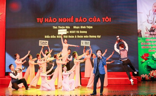 Ấn tượng chương trình nghệ thuật đặc biệt kỷ niệm 100 năm Ngày Báo chí Cách mạng Việt Nam