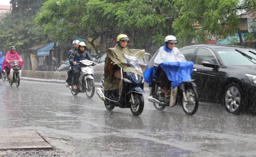 Dự báo thời tiết ngày 21/6: Bắc Bộ có mưa, cục bộ có nơi mưa rất to