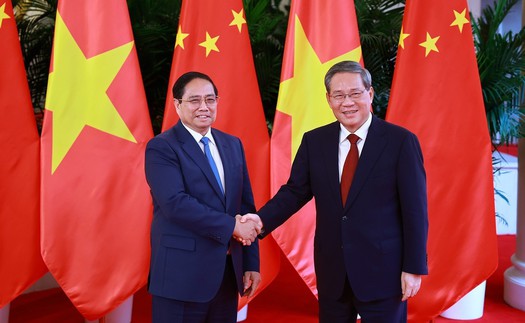 Thủ tướng Phạm Minh Chính hội đàm với Thủ tướng Trung Quốc Lý Cường