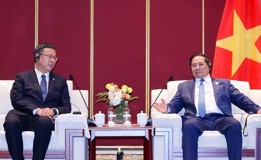 Thủ tướng Phạm Minh Chính làm việc với các tập đoàn lớn của Trung Quốc
