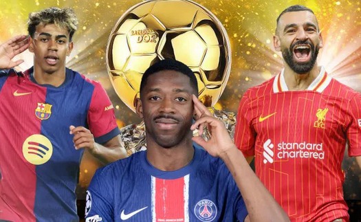 PSG và Barcelona áp đảo cuộc đua giành Quả bóng vàng, chỉ một ngôi sao Premier League góp mặt