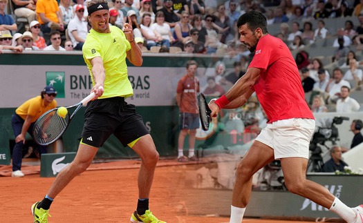 Lịch thi đấu Roland Garros hôm nay 4/6: Sinner gặp hiện tượng Kazakhstan, Djokovic đại chiến Zverev
