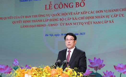 Chủ tịch nước Lương Cường: Mở ra không gian phát triển mới để Hà Nội phát huy tốt hơn nữa vai trò đầu tàu