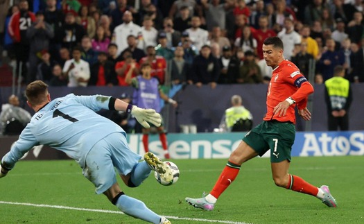 Ronaldo ghi bàn, Bồ Đào Nha hạ Đức ở bán kết Nations League