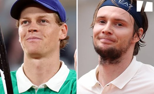 Link xem trực tiếp Sinner vs Bublik 19h00 hôm nay, vòng tứ kết Roland Garros 2025