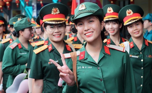 Lực lượng tham gia diễu binh, diễu hành kỷ niệm 80 năm Quốc khánh đã tới Hà Nội