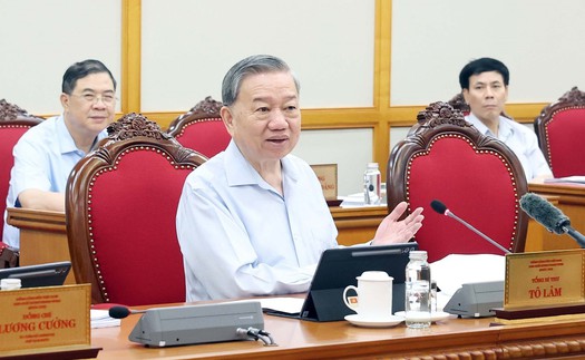 Tổng Bí thư Tô Lâm: Bố trí, sắp xếp cán bộ đúng nguyên tắc, không để phát sinh vấn đề phức tạp nội bộ