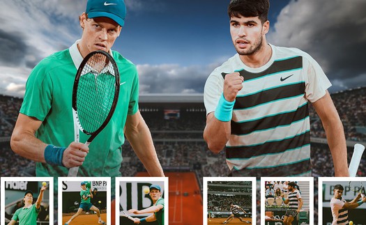 Lịch thi đấu Roland Garros hôm nay 8/6: 'Kinh điển mới' Sinner vs Alcaraz