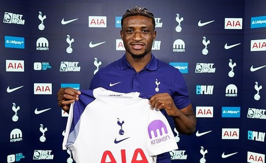 Tottenham chính thức ra mắt ngôi sao giá 55 triệu bảng
