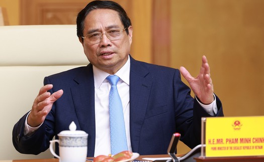 Thủ tướng Phạm Minh Chính làm việc với Đoàn Hội đồng kinh doanh Hoa Kỳ - ASEAN