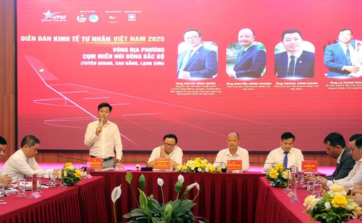 Diễn đàn Kinh tế tư nhân Việt Nam 2025 - vòng đối thoại địa phương