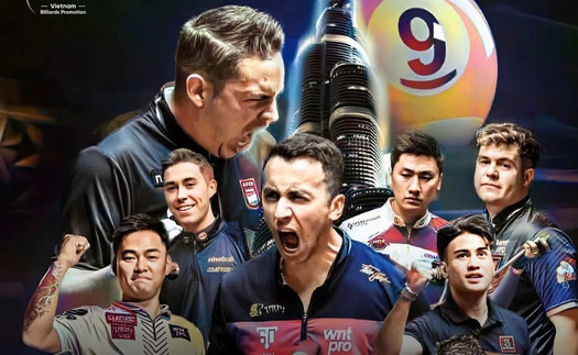 Fedor Gorst cùng dàn sao billiard tham dự giải đấu ở Dubai với giải thưởng 1,3 tỷ