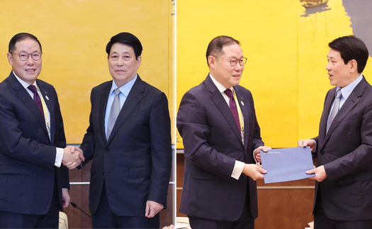 Chủ tịch nước Lương Cường tiếp Chủ tịch Hội đồng Tư vấn kinh doanh APEC 2025