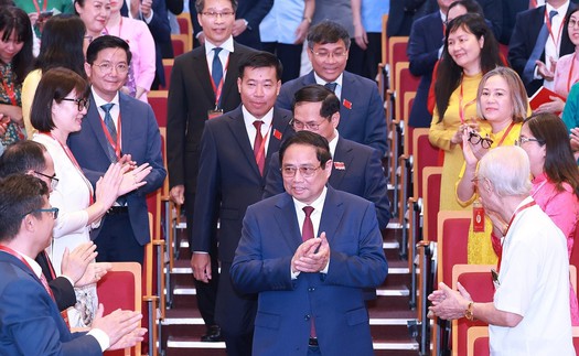 Thủ tướng dự Phạm Minh Chính Đại hội Đảng bộ Bộ Ngoại giao nhiệm kỳ 2025-2030