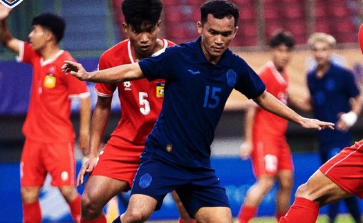 U23 Việt Nam bị đẩy xuống cuối bảng ở giải Đông Nam Á sau trận ra quân của Campuchia