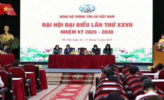 Đại hội đại biểu Đảng bộ Thông tấn xã Việt Nam lần thứ 27, nhiệm kỳ 2025 - 2030 (Phiên trù bị)