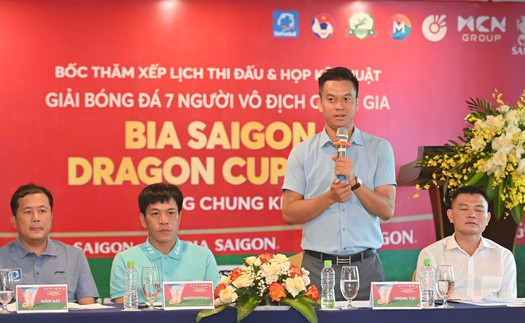 Giải bóng đá 7 người vô địch Quốc gia Bia Saigon Dragon Cup 2025 (VPL-S6) chính thức khởi tranh