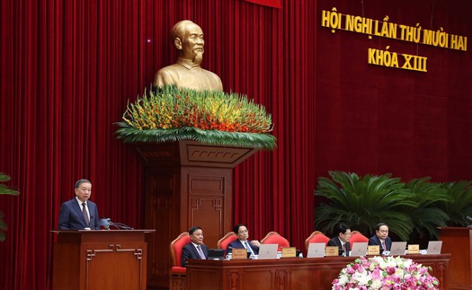 Phát biểu của Tổng Bí thư Tô Lâm tại Phiên khai mạc Hội nghị Trung ương lần thứ 12 Ban Chấp hành Trung ương Đảng khóa XIII