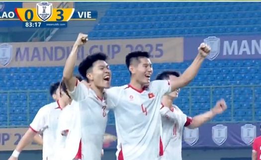 Trung vệ cao 1m84 lập cú đúp, U23 Việt Nam thắng trận ra quân và dẫn đầu bảng ở giải Đông Nam Á