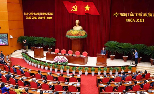 Thông báo Hội nghị lần thứ 12 Ban Chấp hành Trung ương Đảng khóa XIII